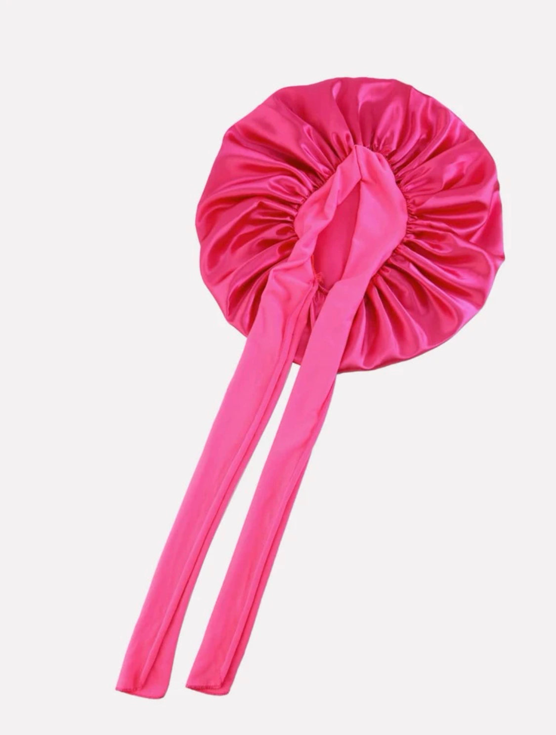 Double Tie Stretchy Silk Bonnet
