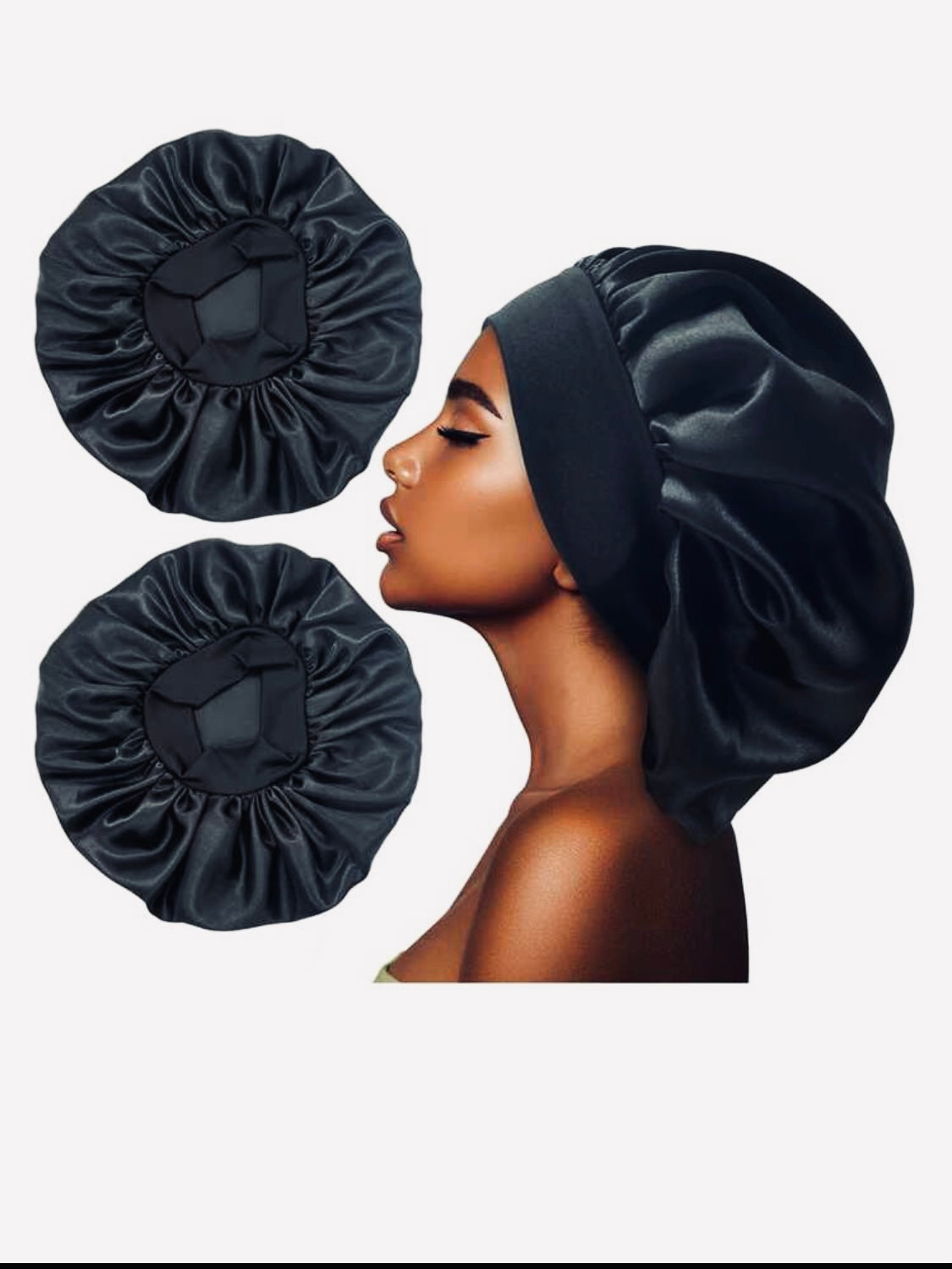 Wide Silk Bonnet