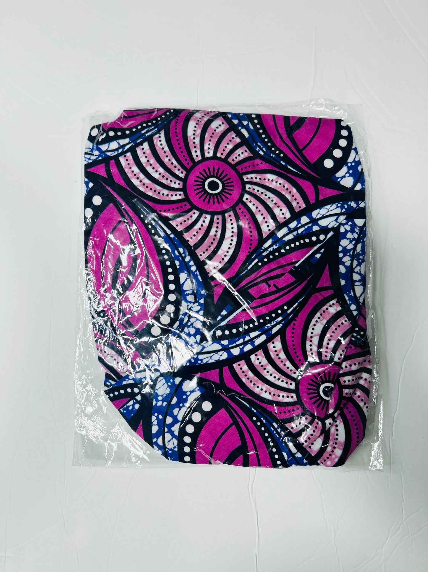 Maxi Double Tie African print and Satin Bonnets