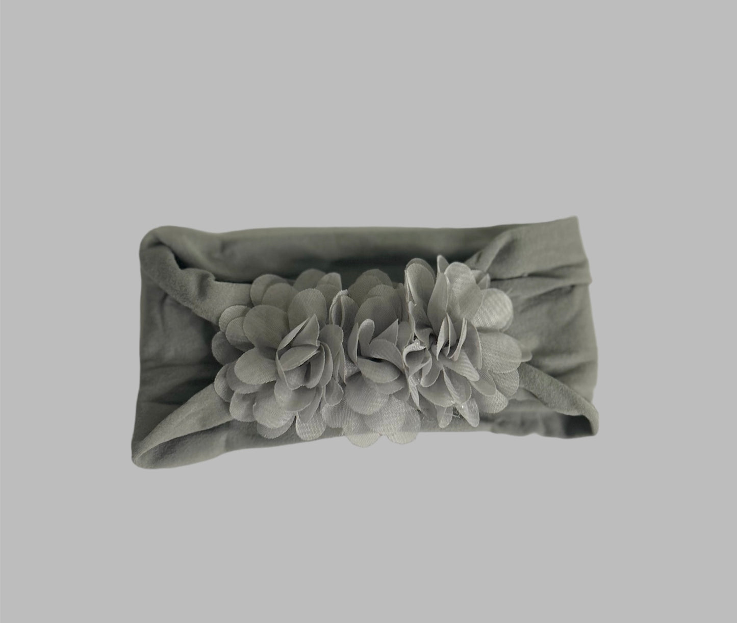 Elastic Chiffon Flower Headbands for Baby Girls