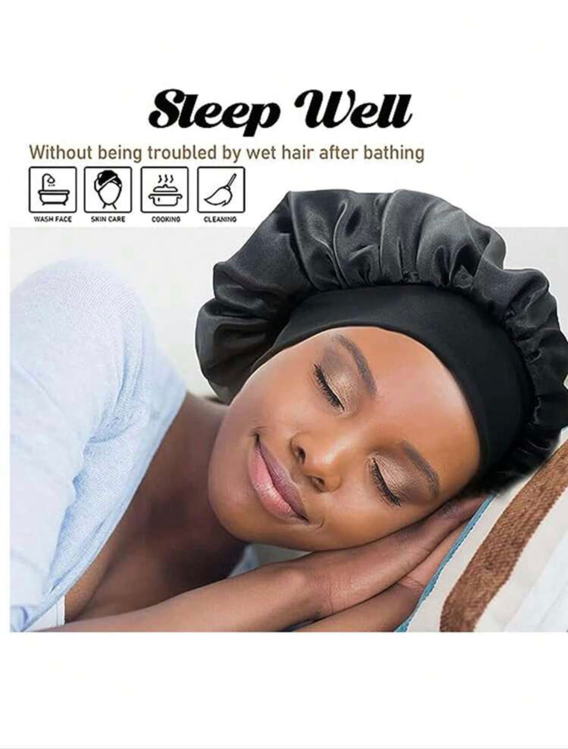 Wide Silk Bonnet