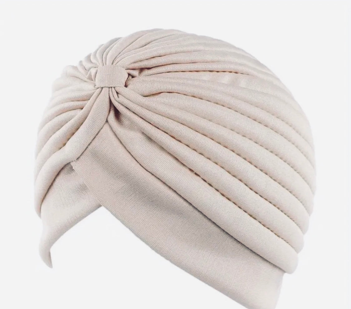Knot Decor Turban Cap