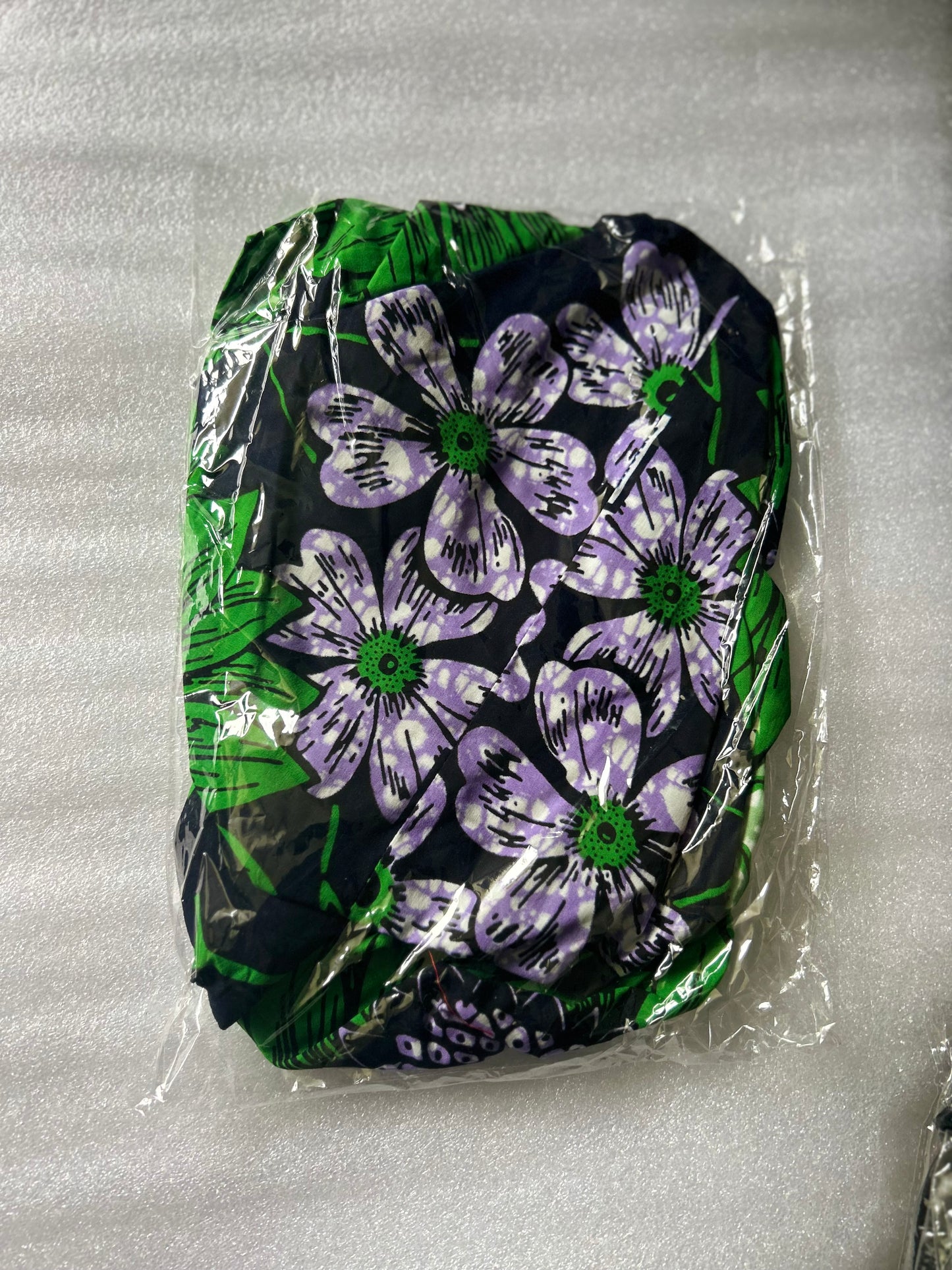 Maxi Double Tie African print and Satin Bonnets