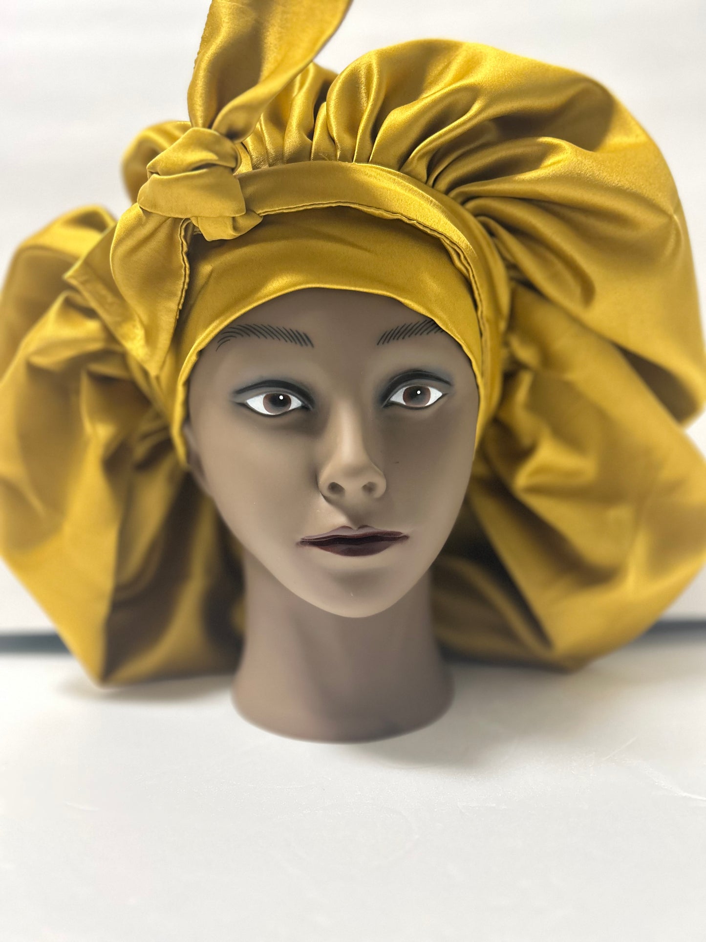Maxi Double Tie Satin Bonnets