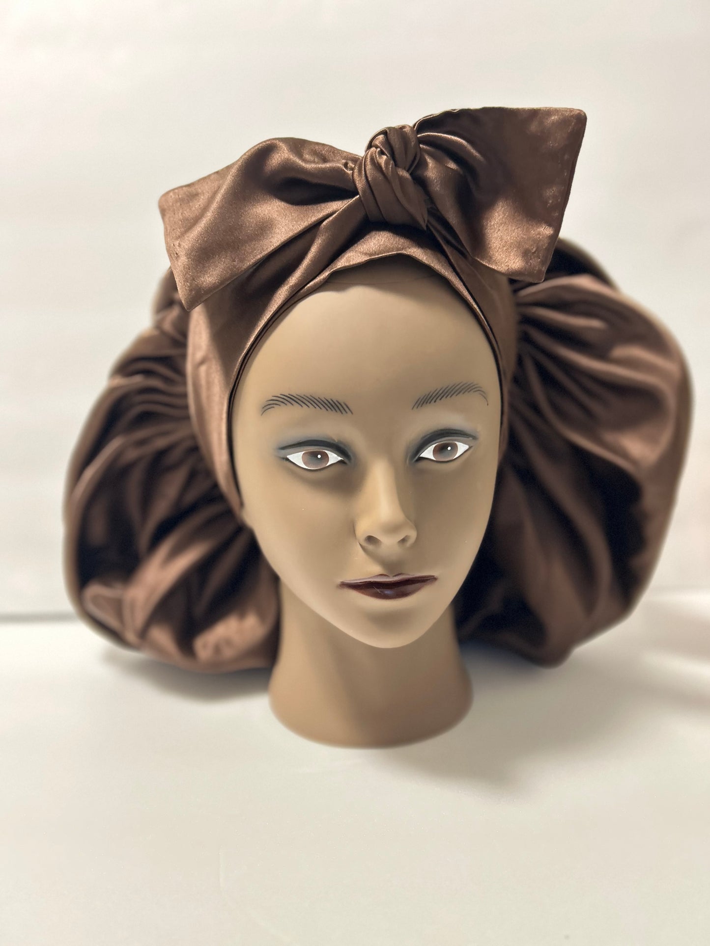 Maxi Double Tie Satin Bonnets