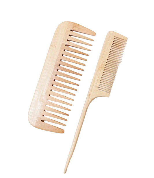 Wooden African Comb Set for Natural hair